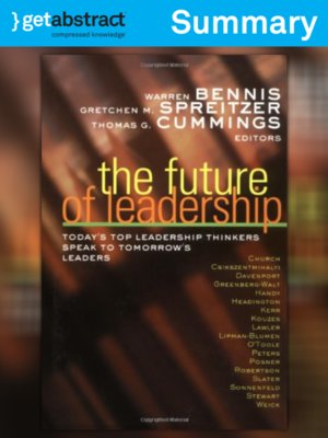 cover image of The Future of Leadership (Summary)